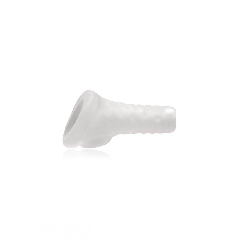 Perfect Fit Breeder - nyitott péniszköpeny (10 cm) - fehér 67088 termék bemutató kép