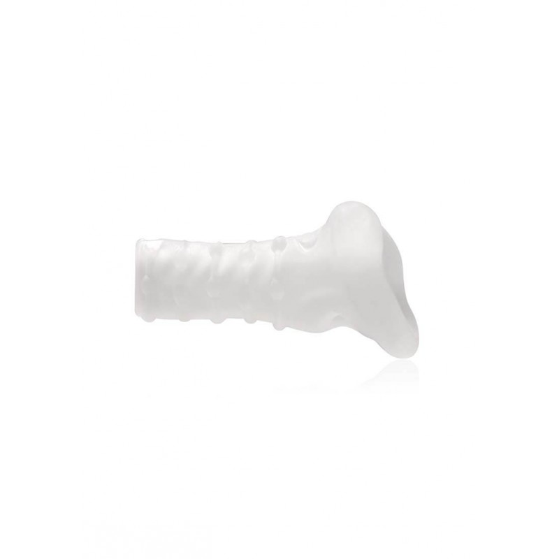 Perfect Fit Breeder - nyitott péniszköpeny (10 cm) - tejfehér 67089 termék bemutató kép