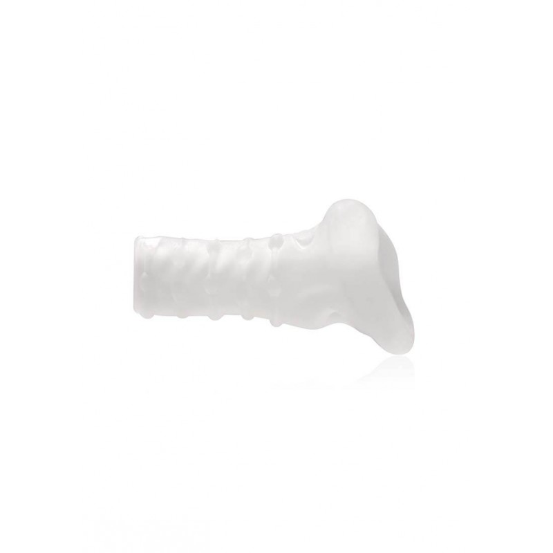Perfect Fit Breeder - nyitott péniszköpeny (10 cm) - fehér 67089 termék bemutató kép