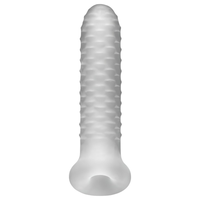 Perfect Fit - Fat Boy Checker Box - péniszköpeny (17 cm, fehér) 135998 termék bemutató kép