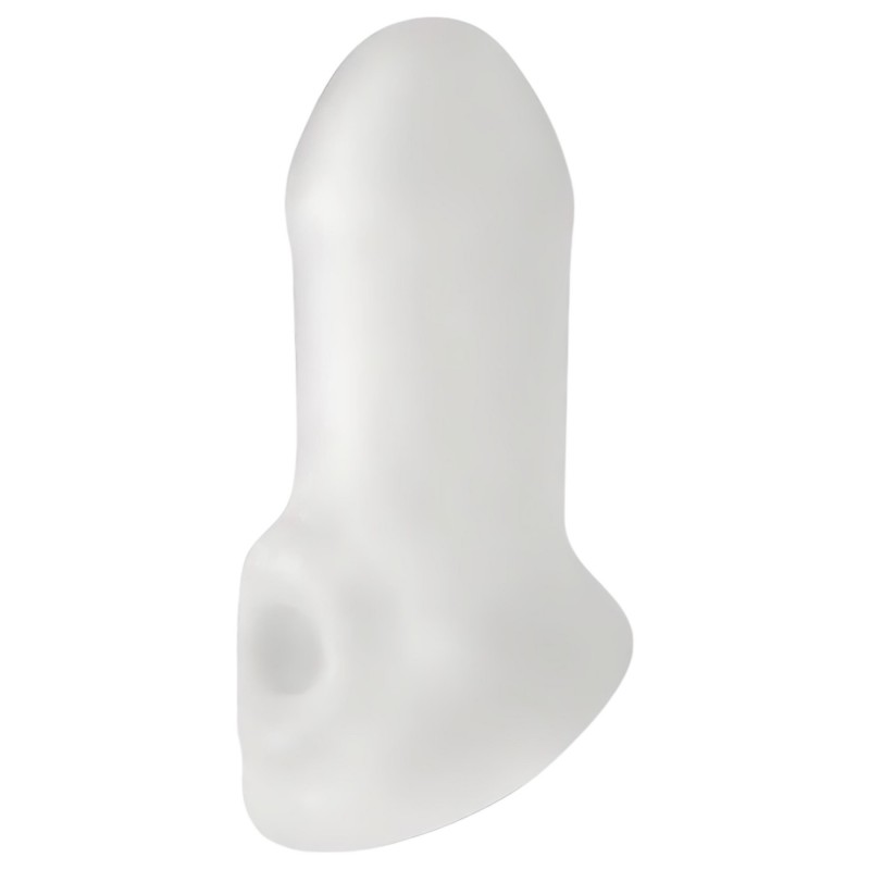 Perfect Fit - Fat Boy Thin - péniszköpeny (10 cm, fehér) 135524 termék bemutató kép