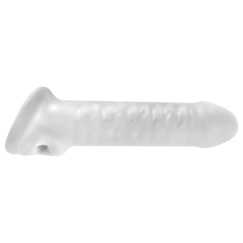 Perfect Fit - Fat Boy Thin - péniszköpeny (17 cm, fehér) 136024 termék bemutató kép