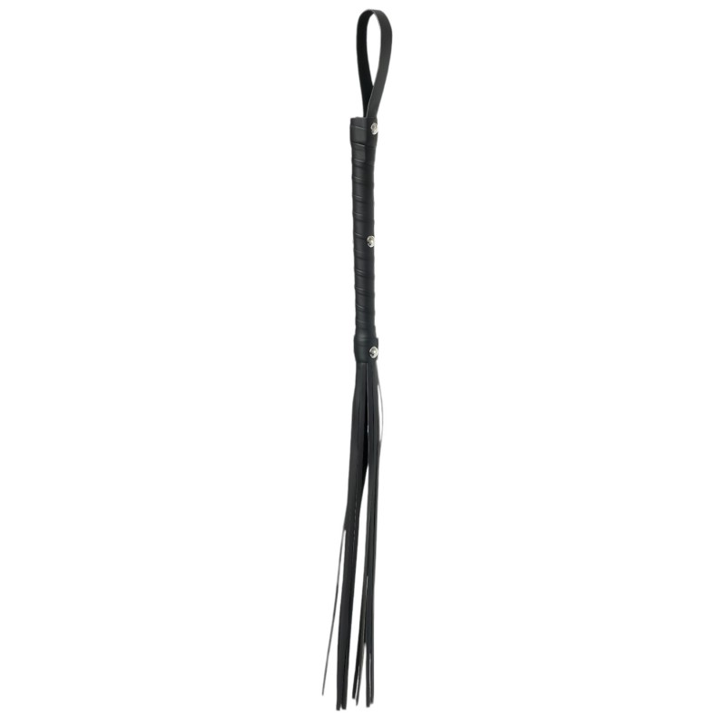 Pipedream - Fetish Fantasy Deluxe Cat-O-Nine - korbács - fekete (65cm) 136736 termék bemutató kép