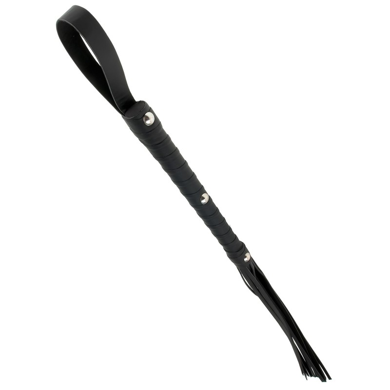 Pipedream - Fetish Fantasy Deluxe Cat-O-Nine - korbács - fekete (65cm) 136737 termék bemutató kép