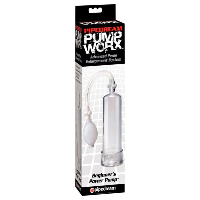 Pipedream - Pump Worx Beginner's - péniszpumpa (áttetsző) 136977 termék bemutató kép