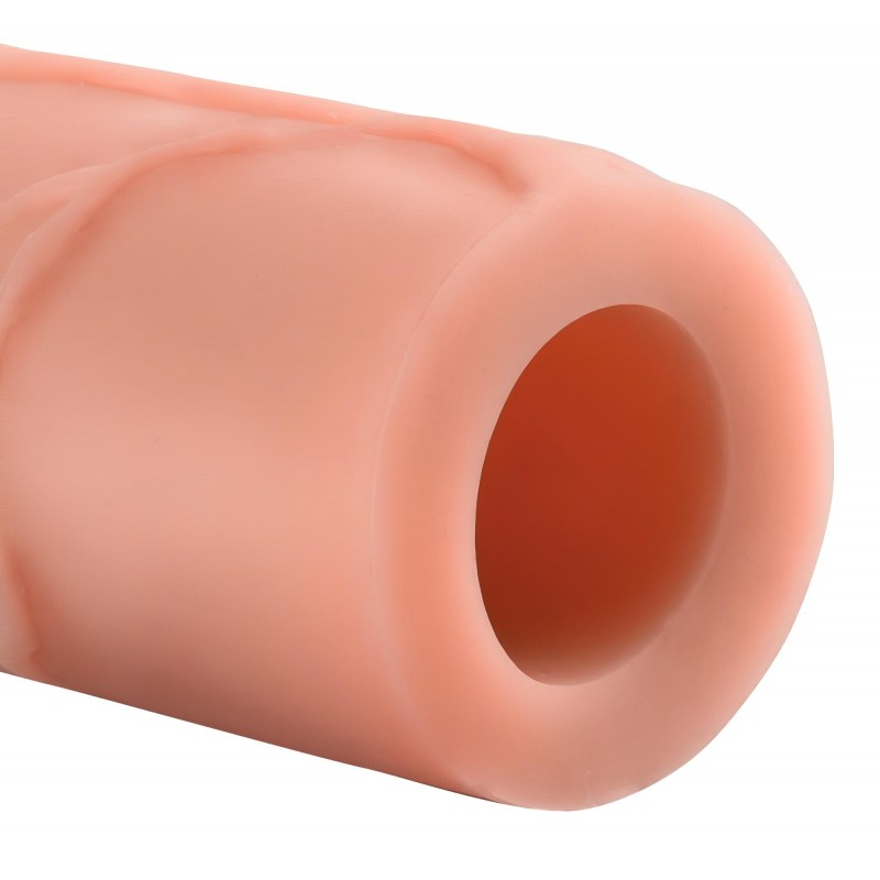 Pipedream - X-TENSION Mega 1 - élethű péniszköpeny (17,7 cm, testszínű) 136633 termék bemutató kép