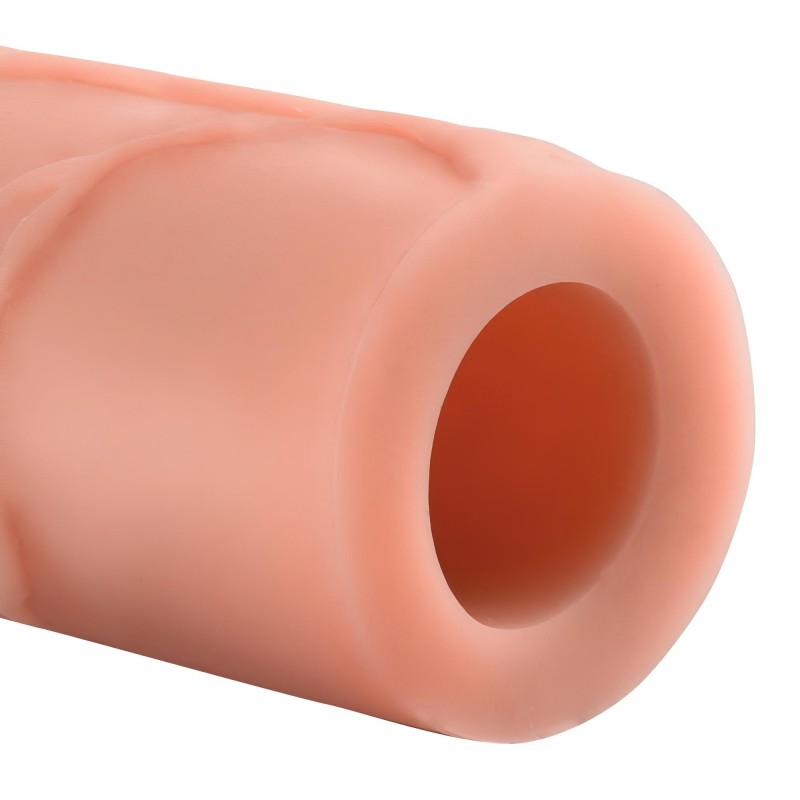 Pipedream - X-TENSION Mega 2 - élethű péniszköpeny (20,3 cm, natúr) 136615 termék bemutató kép