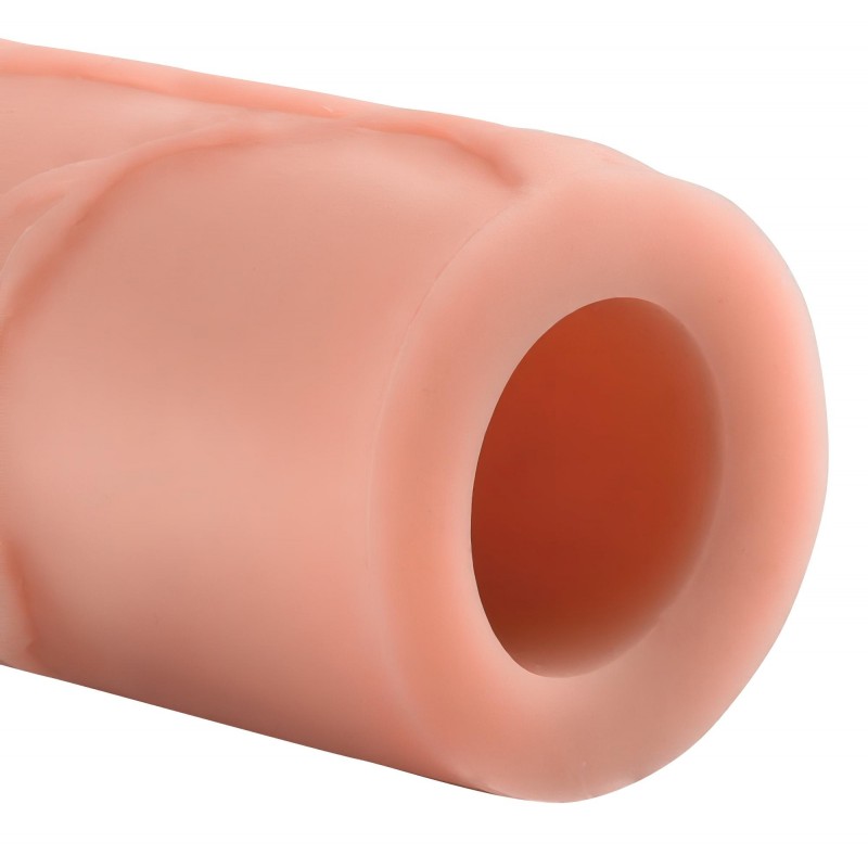 Pipedream - X-TENSION Perfect 2 - élethű péniszköpeny (20,3 cm, natúr) 136641 termék bemutató kép