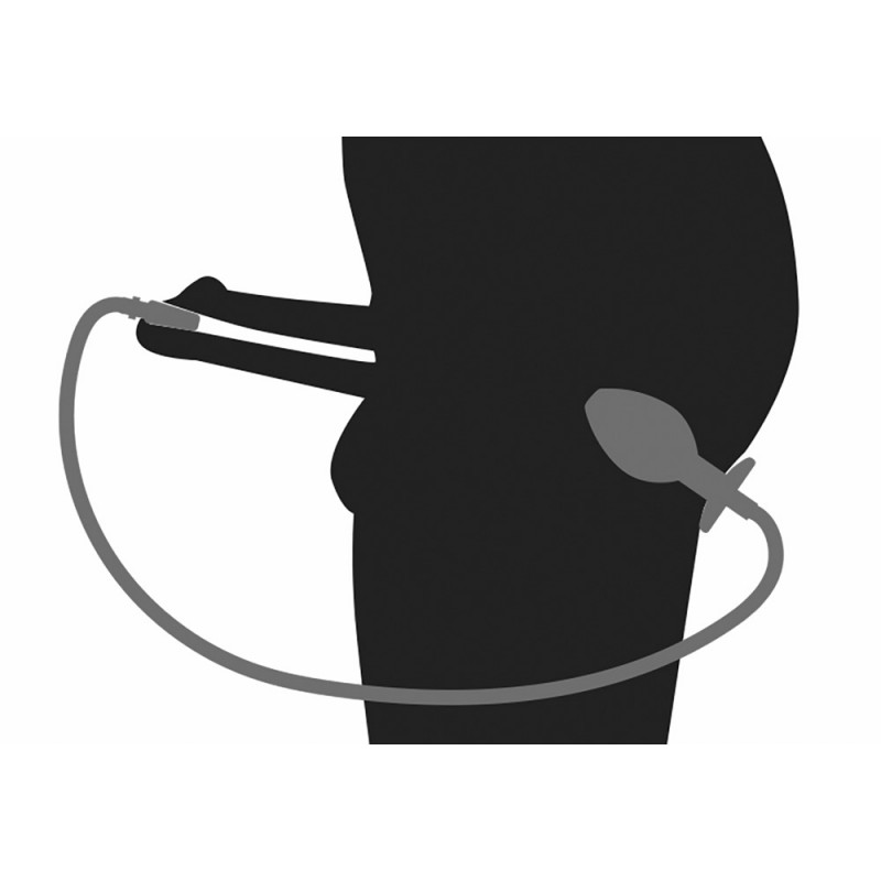 Piss to Ass Plug - üreges anál plug húgycső tágítóval 32024 termék bemutató kép