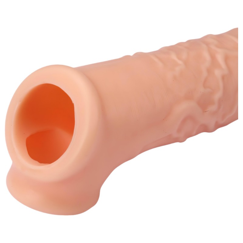 RealStuff Extender 6,5 - péniszköpeny (natúr, 17 cm) 132225 termék bemutató kép