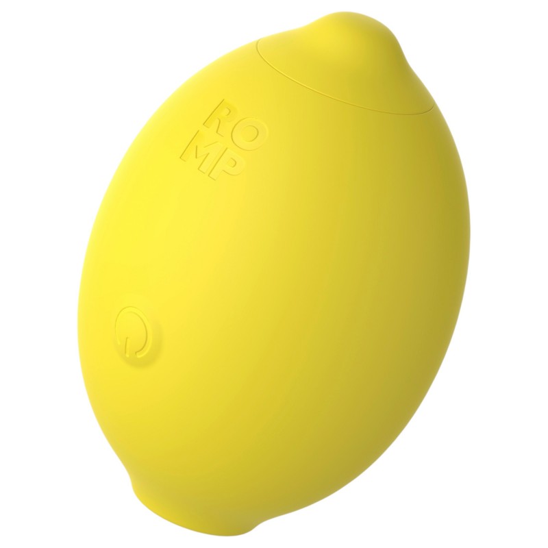 Romp Lemon Crush - citrom alakú léghullámos csiklóizgató (sárga) 168048 termék bemutató kép