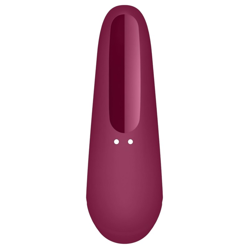 Satisfyer Curvy 1+ - App-vezérelt léghullámos csiklóizgató (piros) 146257 termék bemutató kép