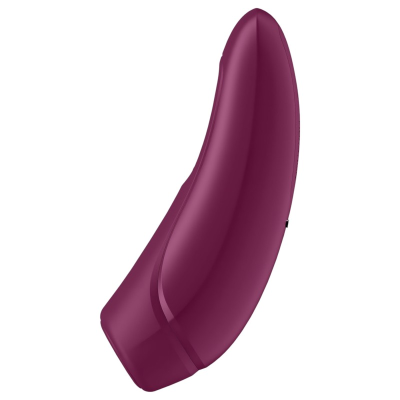 Satisfyer Curvy 1+ - App-vezérelt léghullámos csiklóizgató (piros) 146258 termék bemutató kép