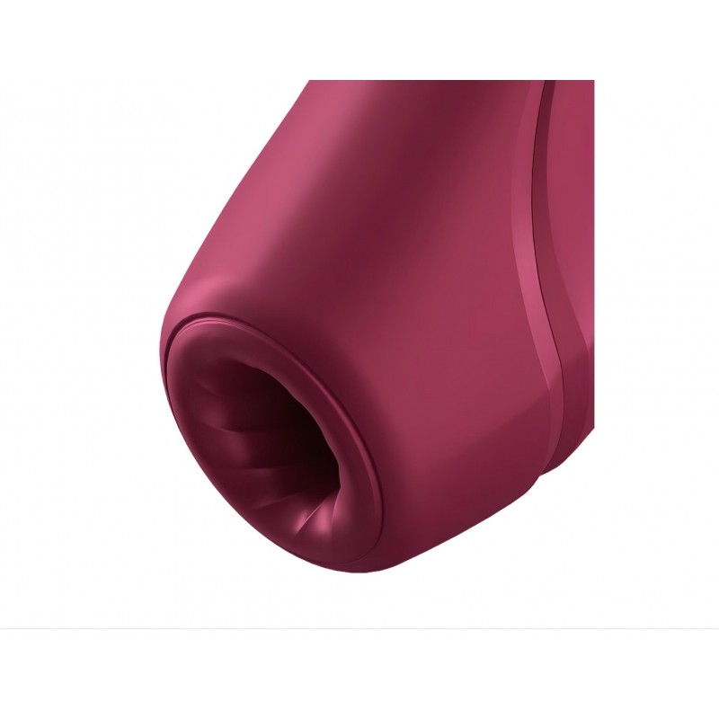 Satisfyer Curvy 1+ - App-vezérelt léghullámos csiklóizgató (piros) 146261 termék bemutató kép
