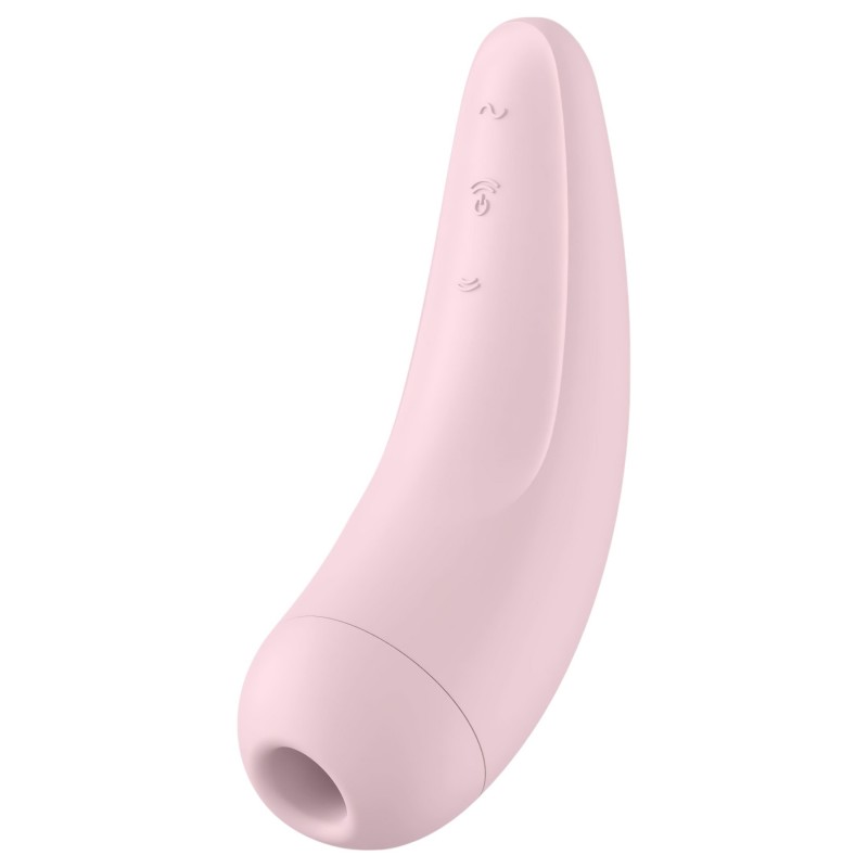 Satisfyer Curvy 2+ - App-vezérelt léghullámos csiklóizgató (pink) 146415 termék bemutató kép