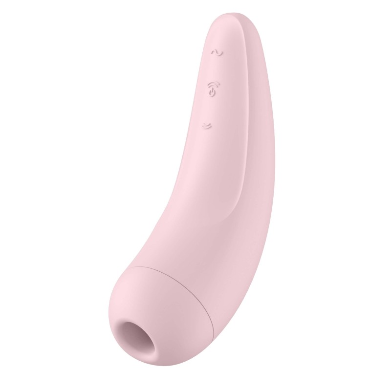 Satisfyer Curvy 2+ - okos léghullámos csiklóizgató (pink) 38614 termék bemutató kép