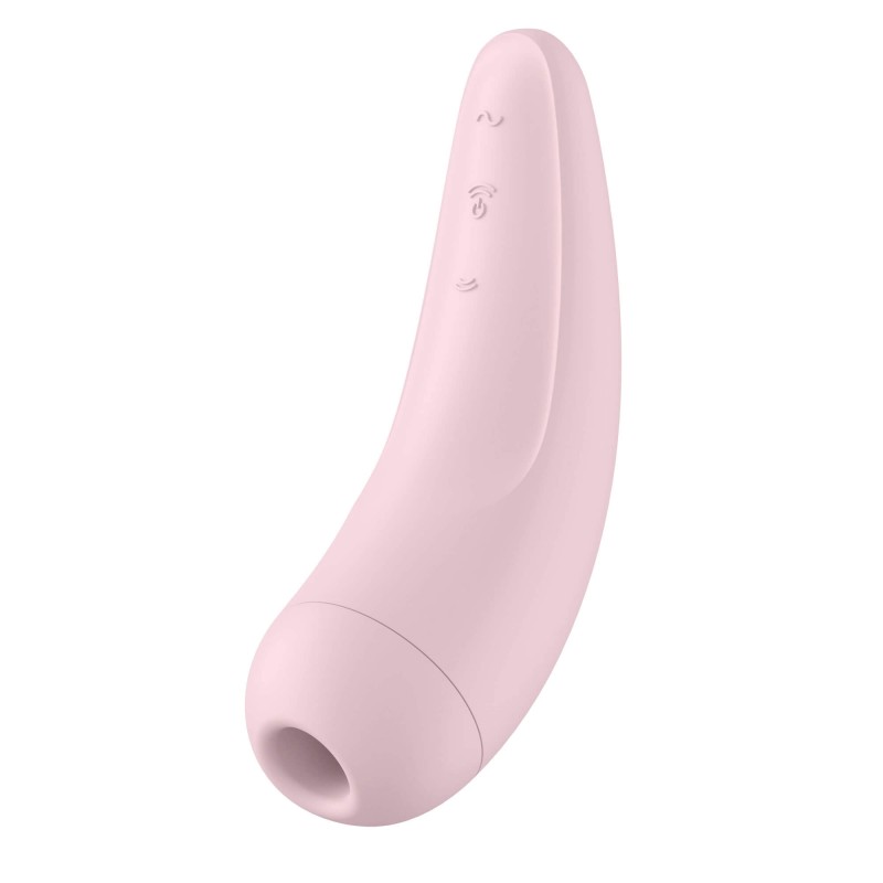 Satisfyer Curvy 2+ - okos léghullámos csiklóizgató (pink) 82144 termék bemutató kép