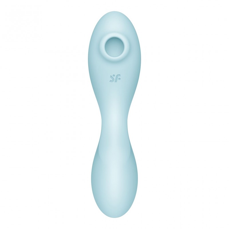Satisfyer Curvy Trinity 5+ - App-vezérelt 2in1 vibrátor (kék) 84157 termék bemutató kép