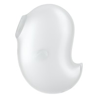 Satisfyer Cutie Ghost - akkus, léghullámos csiklóizgató (fehér) 91318 termék bemutató kép