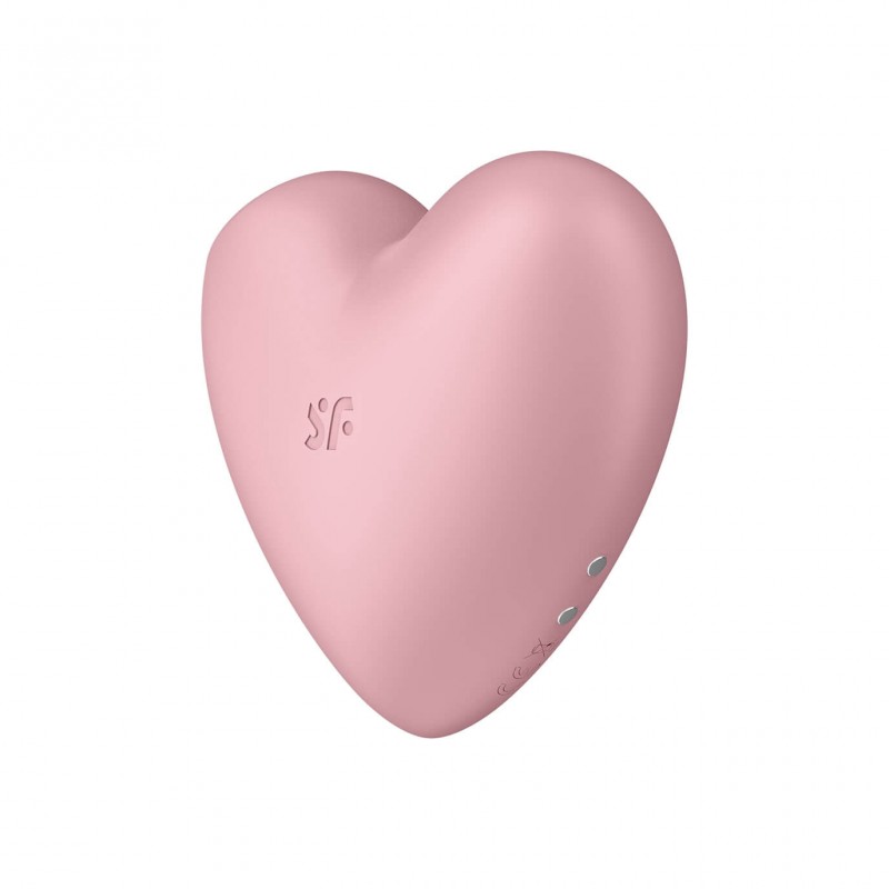 Satisfyer Cutie Heart - akkus léghullámos csikló vibrátor (pink) 54898 termék bemutató kép