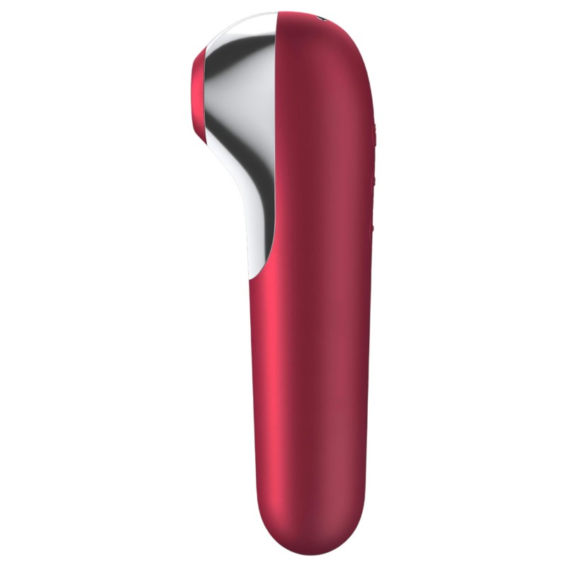 Satisfyer Dual Love - okos hüvelyi és csikló vibrátor (piros) 117304 termék bemutató kép