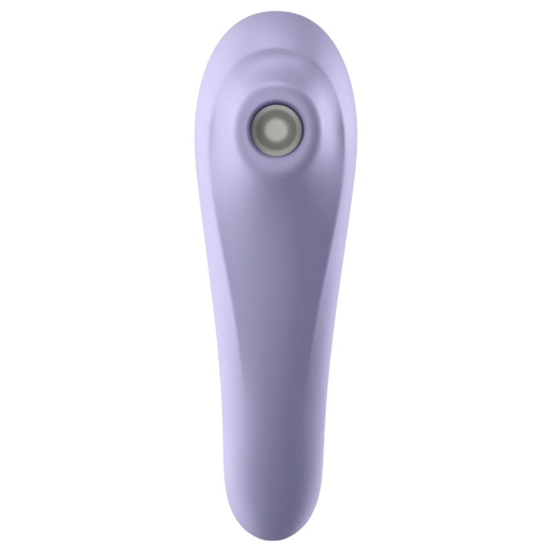 Satisfyer Dual Pleasure - App-vezérelt léghullámos 2in1 vibrátor (lila) 147033 termék bemutató kép
