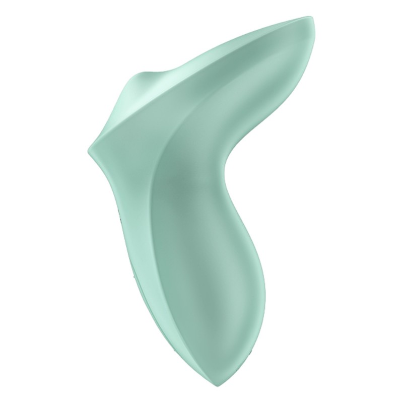 Satisfyer Exciterrr - forgó gyöngyös csikló vibrátor (zöld) 94185 termék bemutató kép
