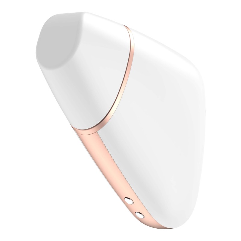 Satisfyer Love Triangle - okos léghullámos csiklóizgató (fehér) 39002 termék bemutató kép