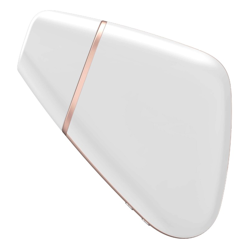 Satisfyer Love Triangle - okos léghullámos csiklóizgató (fehér) 84203 termék bemutató kép