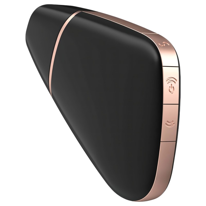 Satisfyer Love Triangle – App-vezérelt léghullámos csiklóizgató (fekete) 139087 termék bemutató kép