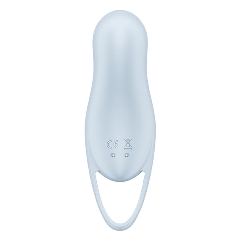 Satisfyer Pocket Pro 1 - akkus, léghullámos csiklóizgató (kék) 91189 termék bemutató kép