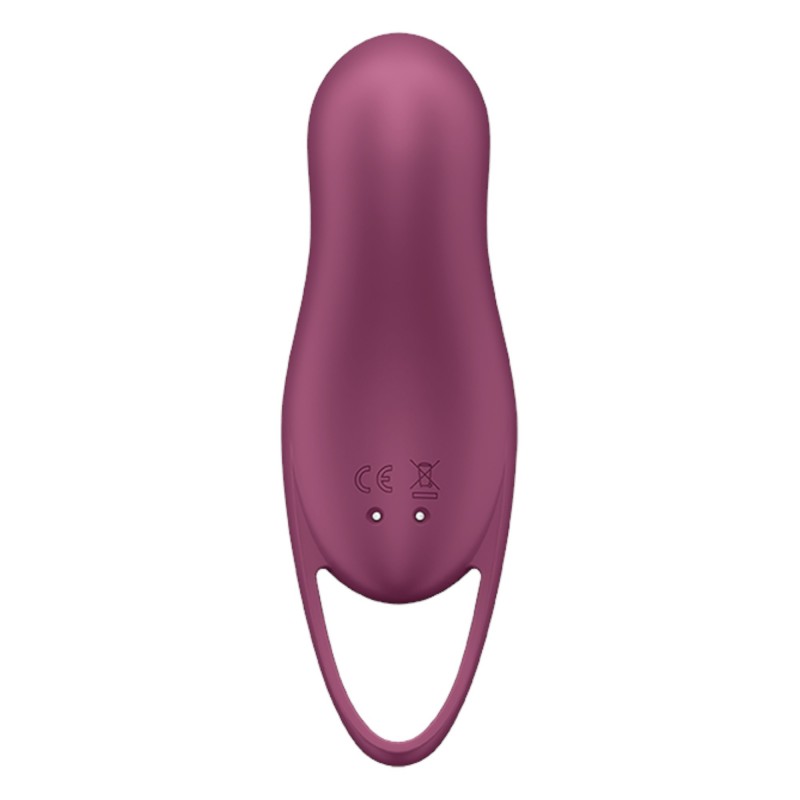Satisfyer Pocket Pro 1 - akkus, léghullámos csiklóizgató (lila) 91195 termék bemutató kép