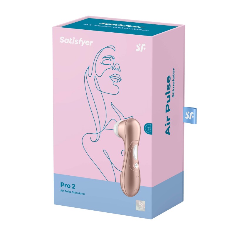 Satisfyer Pro 2 Next - akkus csiklóizgató (barna) 45706 termék bemutató kép