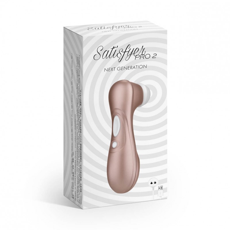 Satisfyer Pro 2 Next - akkus csiklóizgató (barna) 25965 termék bemutató kép