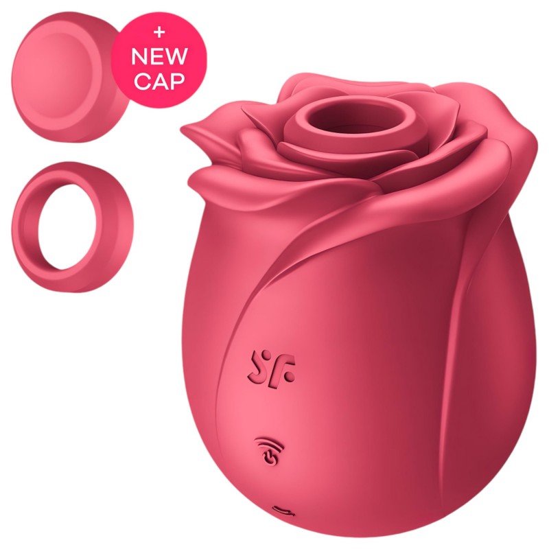 Satisfyer Pro 2 Classic Blossom - léghullámos csiklóizgató (piros) 98580 termék bemutató kép