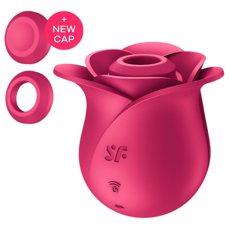 Satisfyer Pro 2 Rose Modern - léghullámos csiklóizgató (piros) 101153 termék bemutató kép