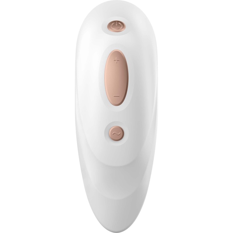 Satisfyer Pro Plus - akkus, vibráló csiklóizgató (fehér) 23620 termék bemutató kép