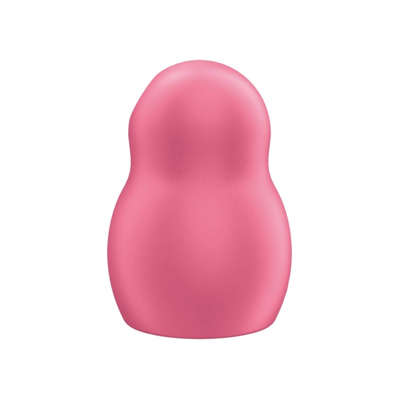 Satisfyer Pro To Go 1 - akkus, léghullámos csiklóizgató (piros) 80382 termék bemutató kép