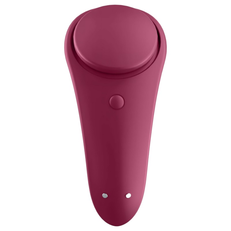 Satisfyer Sexy Secret – App-vezérelt bugyi vibrátor (piros) 138673 termék bemutató kép