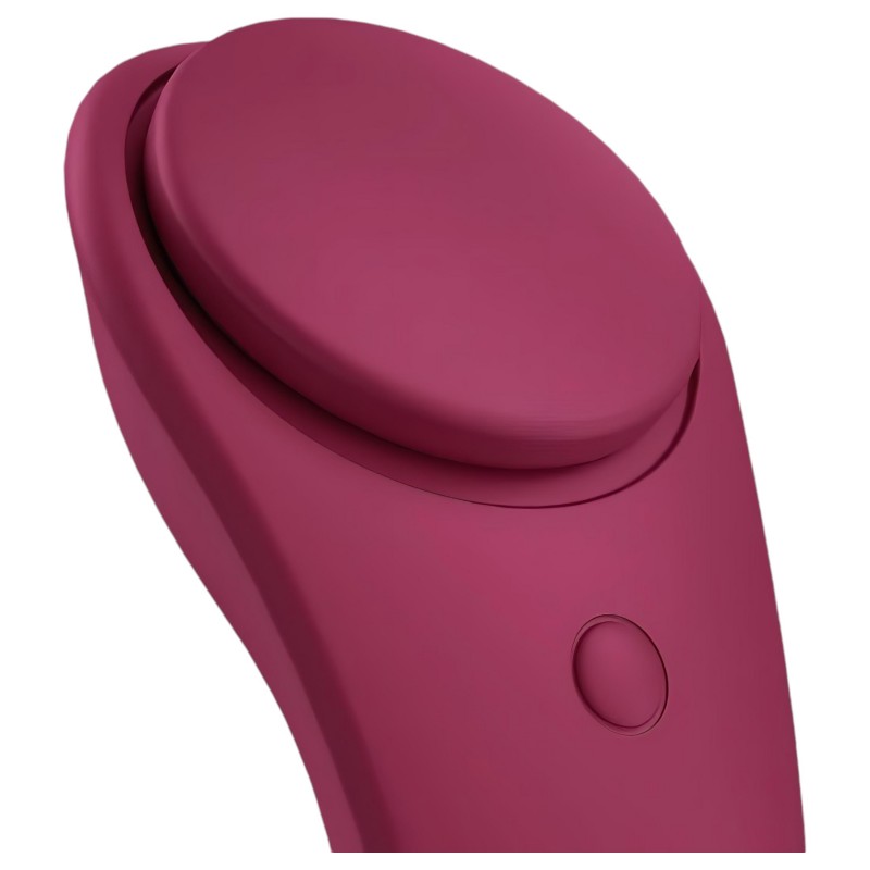 Satisfyer Sexy Secret – App-vezérelt bugyi vibrátor (piros) 138679 termék bemutató kép
