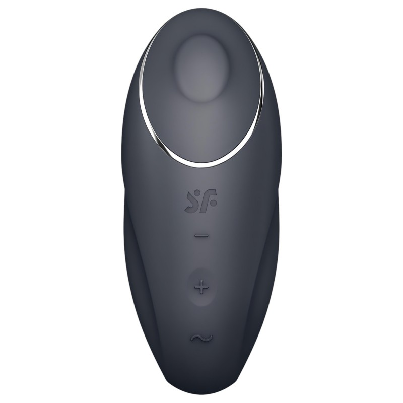 Satisfyer Tap & Climax 1 - 2in1 csikló vibrátor (fekete) 112654 termék bemutató kép
