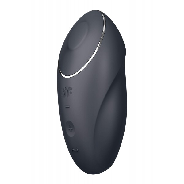 Satisfyer Tap & Climax 1 - 2in1 csikló vibrátor (fekete)