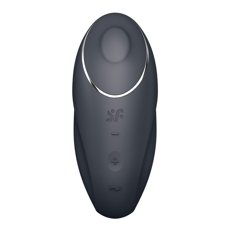 Satisfyer Tap & Climax 1 - 2in1 csikló vibrátor (fekete) 86677 termék bemutató kép