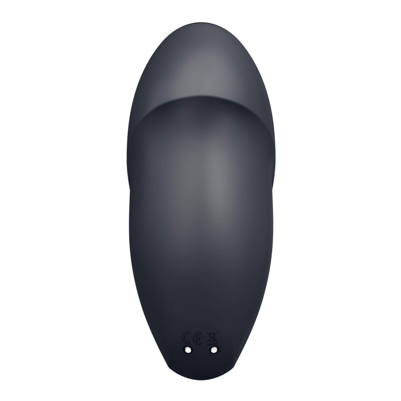 Satisfyer Tap & Climax 1 - 2in1 csikló vibrátor (fekete) 86679 termék bemutató kép