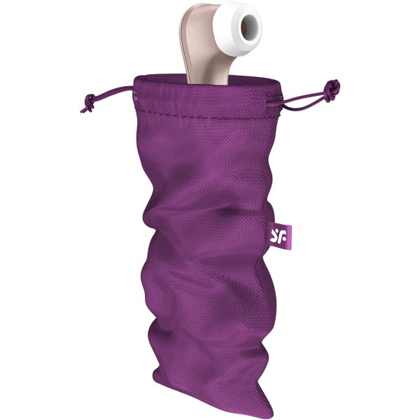 Satisfyer Treasure Bag L - diszkrét tároló táska - közepes (lila)
