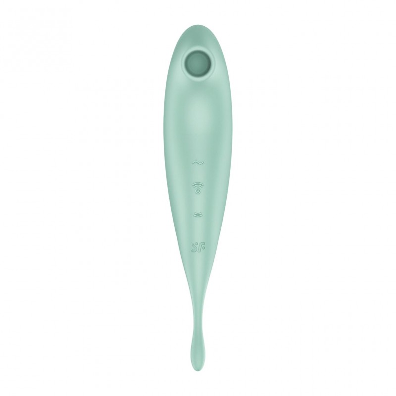 Satisfyer Twirling Pro - App-vezérelt csiklóvibrátor (menta) 64619 termék bemutató kép
