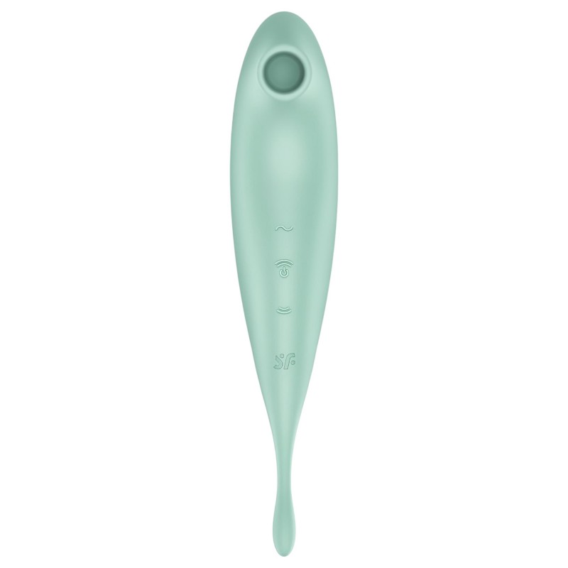 Satisfyer Twirling Pro - App-vezérelt csiklóvibrátor (menta) 147296 termék bemutató kép