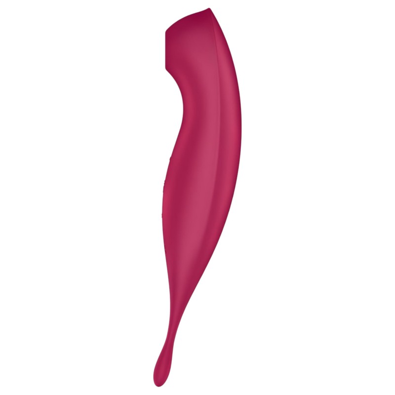 Satisfyer Twirling Pro - okos 2in1 csikló vibrátor (piros) 116867 termék bemutató kép