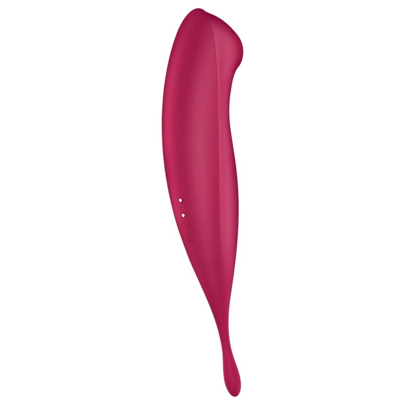 Satisfyer Twirling Pro - okos 2in1 csikló vibrátor (piros) 116869 termék bemutató kép