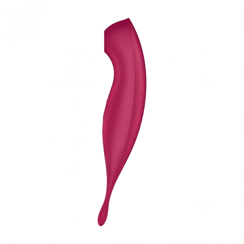 Satisfyer Twirling Pro - okos 2in1 csikló vibrátor (piros) 87278 termék bemutató kép